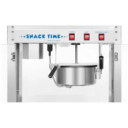 Royal Catering Popcorn-kone 1350 W 5 kg/h ruostumaton teräs hopea