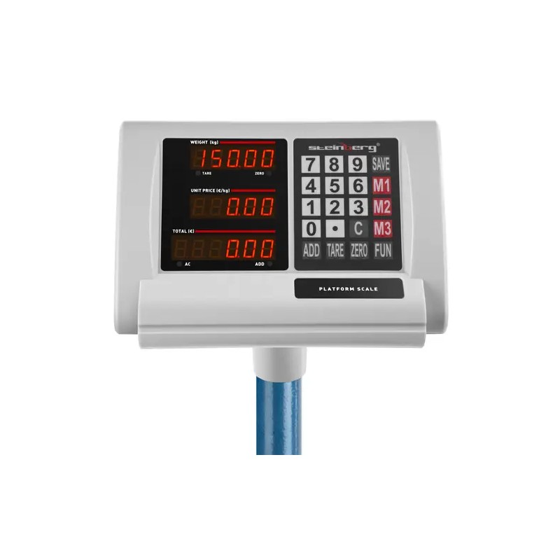 Steinberg Systems SBS-PF-150/10B alustavaaka 150 kg / 0,01 kg 40 x 50 cm taittuva LED