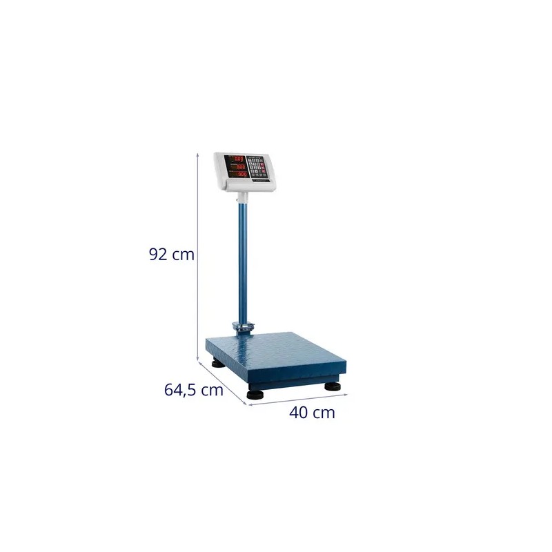 Steinberg Systems SBS-PF-150/10B alustavaaka 150 kg / 0,01 kg 40 x 50 cm taittuva LED