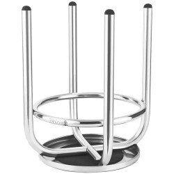 Royal Catering ruostumattomasta teräksestä valmistettu jakkara, halkaisija 29 cm 1,6 kg