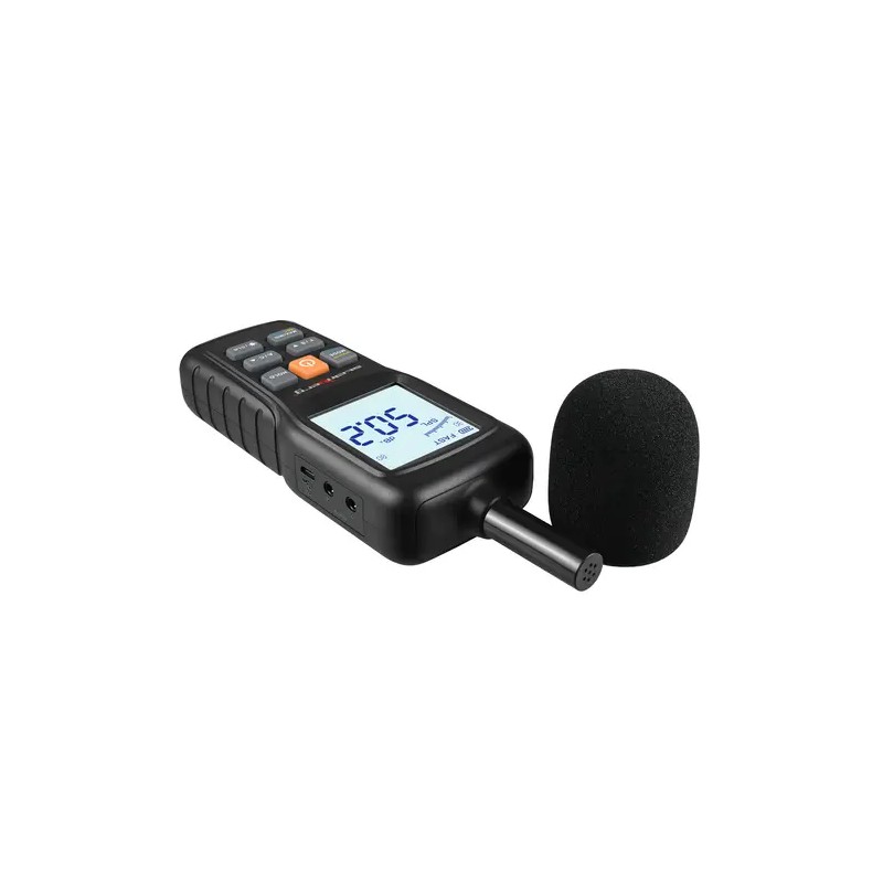 Digitaalinen melumittari 30-130 dB dataloggerilla ja USB-liitännällä 155 g