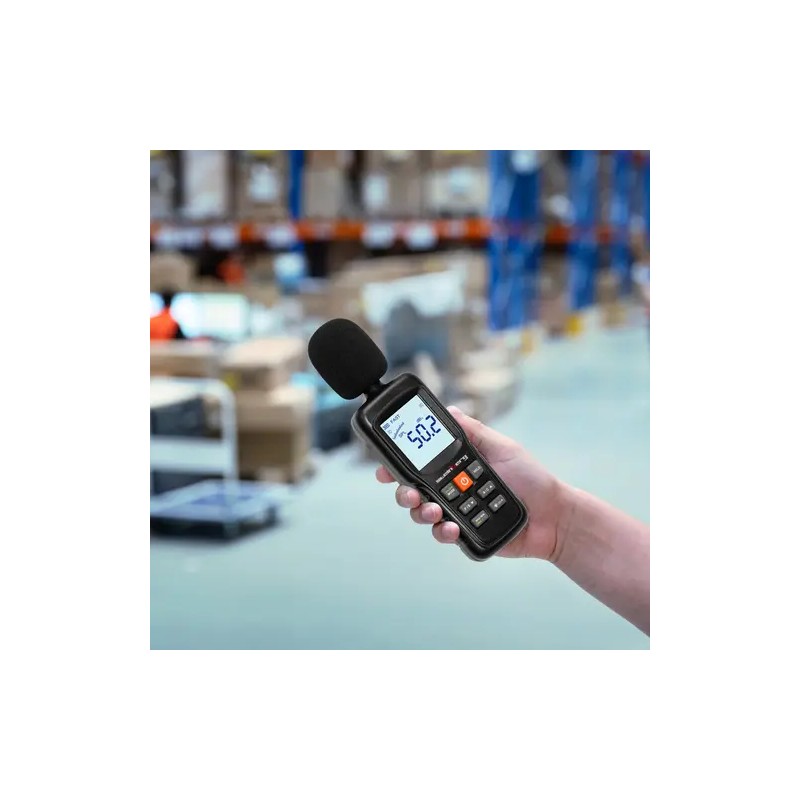 Digitaalinen melumittari 30-130 dB dataloggerilla ja USB-liitännällä 155 g