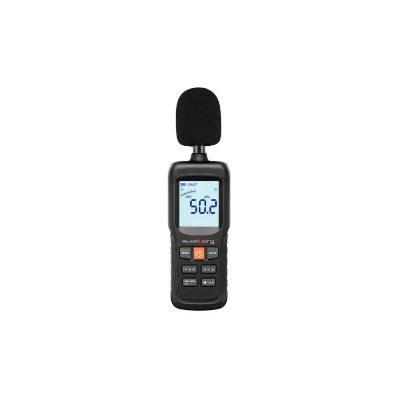 Digitaalinen melumittari 30-130 dB dataloggerilla ja USB-liitännällä 155 g