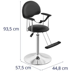 Lasten parturintuoli BIRMINGHAM BLACK, korkeus 56–81 cm, musta