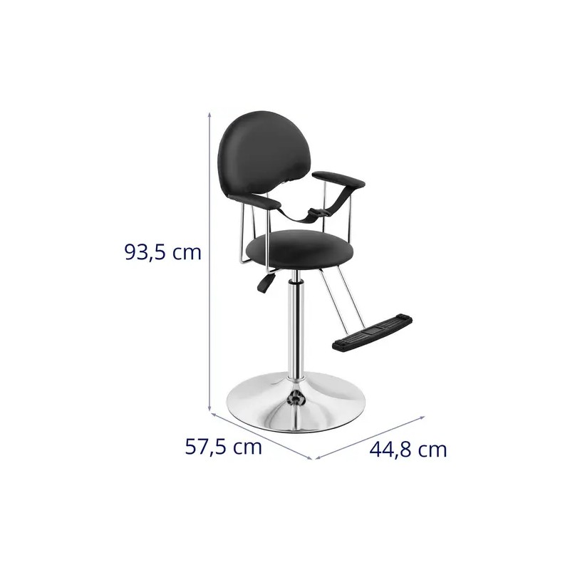 Lasten parturintuoli BIRMINGHAM BLACK, korkeus 56–81 cm, musta