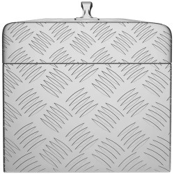 MSW-ATB-575 Alumiininen kuljetuslaatikko 57,5 x 24,5 x 22 cm 23 l