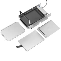 Royal Catering Hamburger-Toaster hampurilaisleipien paahtin 320 x 440 mm 0-250 °C