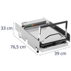 Royal Catering Hamburger-Toaster hampurilaisleipien paahtin 320 x 440 mm 0-250 °C