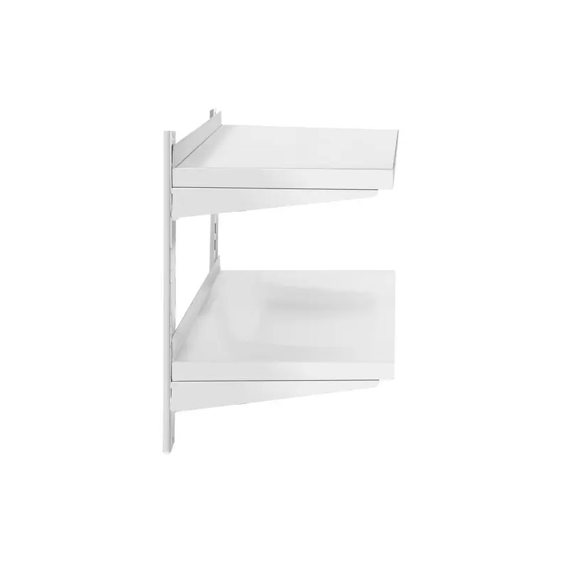 Royal Catering RCWR-800.4 seinähylly ruostumaton teräs 80 x 40 cm, 2 tasoa