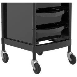physa kampaamovaunu, 6 laatikkoa, 12 kg, 420 x 390 mm, ABS, teräsrunko