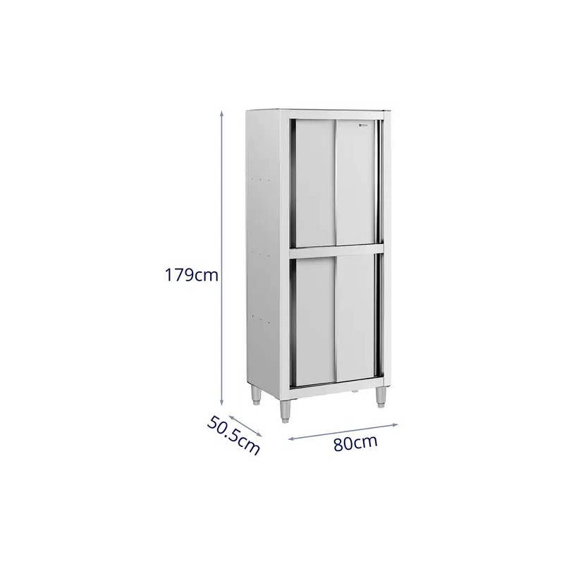 Royal Catering RCDC-80 astiakaappi ruostumaton teräs 800 x 500 x 1800 mm