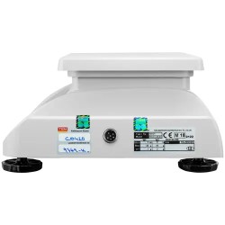 Pöytävaaka TEKO+LED06T-PLS-B1 tarkastettu 3 kg/1 g ja 6 kg/2 g LED-näytöllä