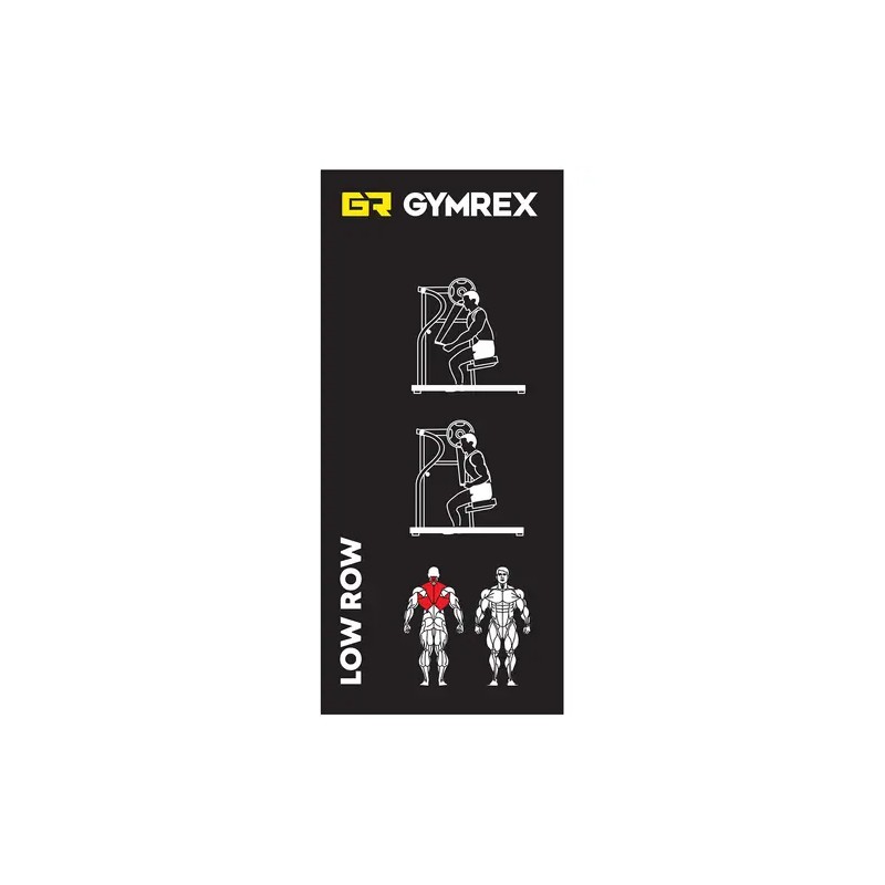 Gymrex Butterfly Reverse GR-MG58 yläselän ja hartioiden treenilaite, 135 kg