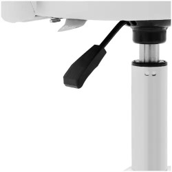 Physa Orbe White työjakkara selkänojalla, korkeussäädettävä 43-57 cm, valkoinen