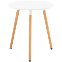 Fromm & Starck STAR_DESK_15 pyöreä pöytä, Ø 60 cm, valkoinen
