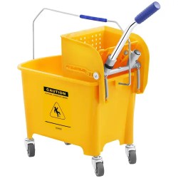ulsonix UNICLEAN 5 siivousvaunusetti pyykkipussilla ja 20 l moppivaunulla