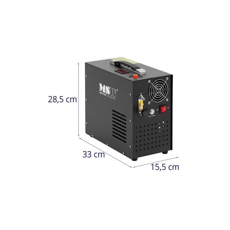 PCP-kompressori 300 bar 12/220 V 400 W automaattisella sammutuksella