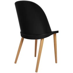 Fromm & Starck STAR_SEAT_11 tuolit, 2 kpl, musta, kantavuus 150 kg