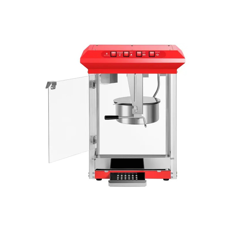 Popcornkone 1300 W, 5 kg/h, ECO, punainen, Royal Catering