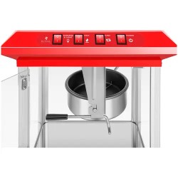 Popcornkone 1300 W, 5 kg/h, ECO, punainen, Royal Catering