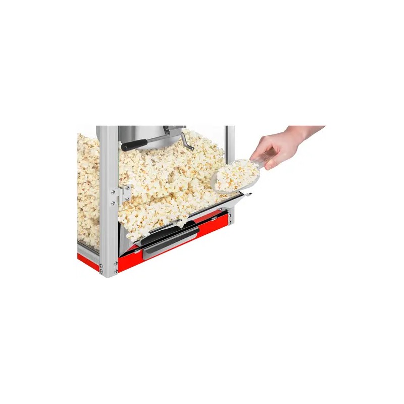 Popcornkone 1300 W, 5 kg/h, ECO, punainen, Royal Catering