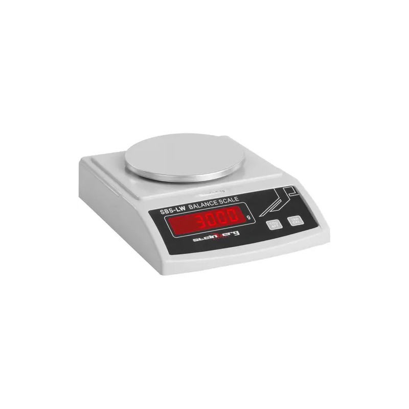 Präzisionswaage SBS-LW-3000N tarkkuusvaaka 3000 g / 0,1 g valkoinen 1,8 kg