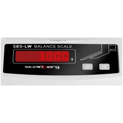 Präzisionswaage SBS-LW-3000N tarkkuusvaaka 3000 g / 0,1 g valkoinen 1,8 kg