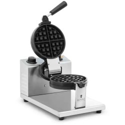 Royal Catering pyöreä vohvelirauta 1200 W 4 pientä vohvelia 170 mm