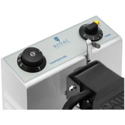 Royal Catering pyöreä vohvelirauta 1200 W, 4 pientä vohvelia, Ø 170 mm
