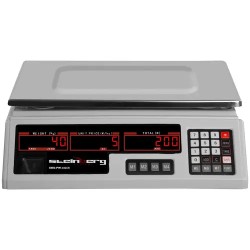 Kontrollivaaka SBS-PW-402CR 40 kg / 2 g 33,7 x 23,1 cm 6 LED
