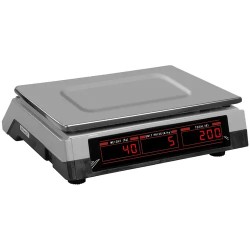 Kontrollivaaka SBS-PW-402CR 40 kg / 2 g 33,7 x 23,1 cm 6 LED
