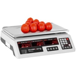 Kontrollivaaka SBS-PW-402CR 40 kg / 2 g 33,7 x 23,1 cm 6 LED