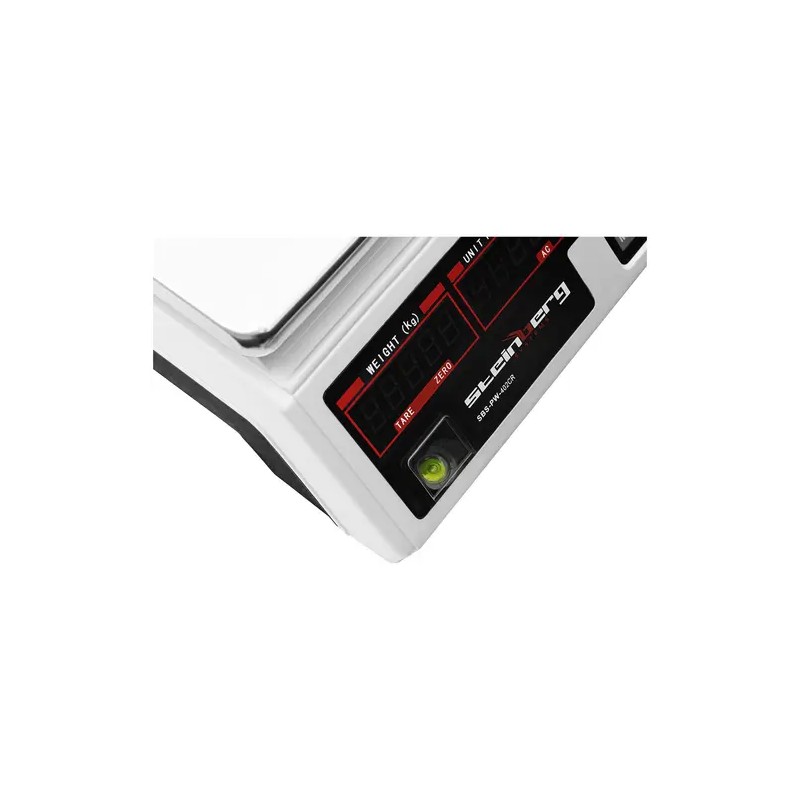 Kontrollivaaka SBS-PW-402CR 40 kg / 2 g 33,7 x 23,1 cm 6 LED