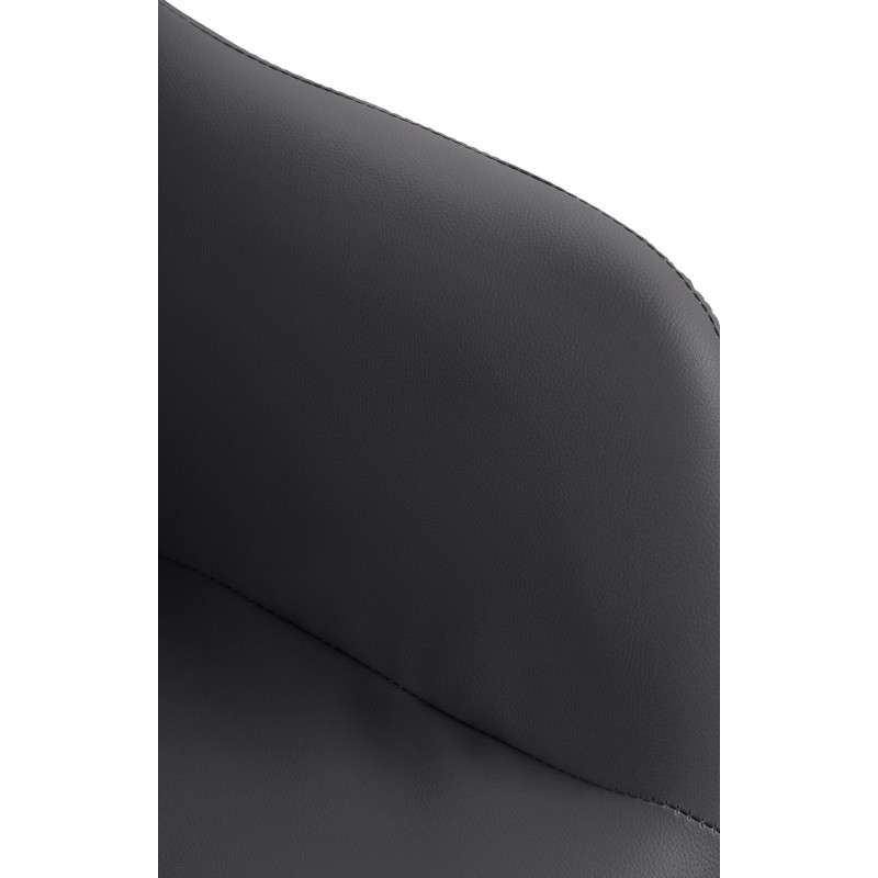 Säädettävä baarijakkara käsinojilla ja jalkatuella - tyylikäs keinonahkaverhoilu