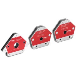 Hitsausmagneettien setti 3 kpl kulmat 30 135 pidätysvoima 25 50 75 kg