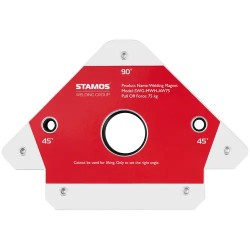 Hitsausmagneettien setti 3 kpl, kulmat 30-135°, pidätysvoima 25/50/75 kg