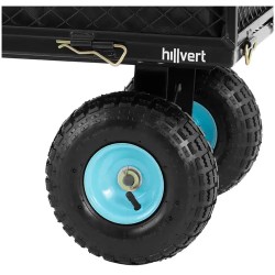 Taitettava kuljetusvaunu HT-TWIN 300, kantavuus 300 kg