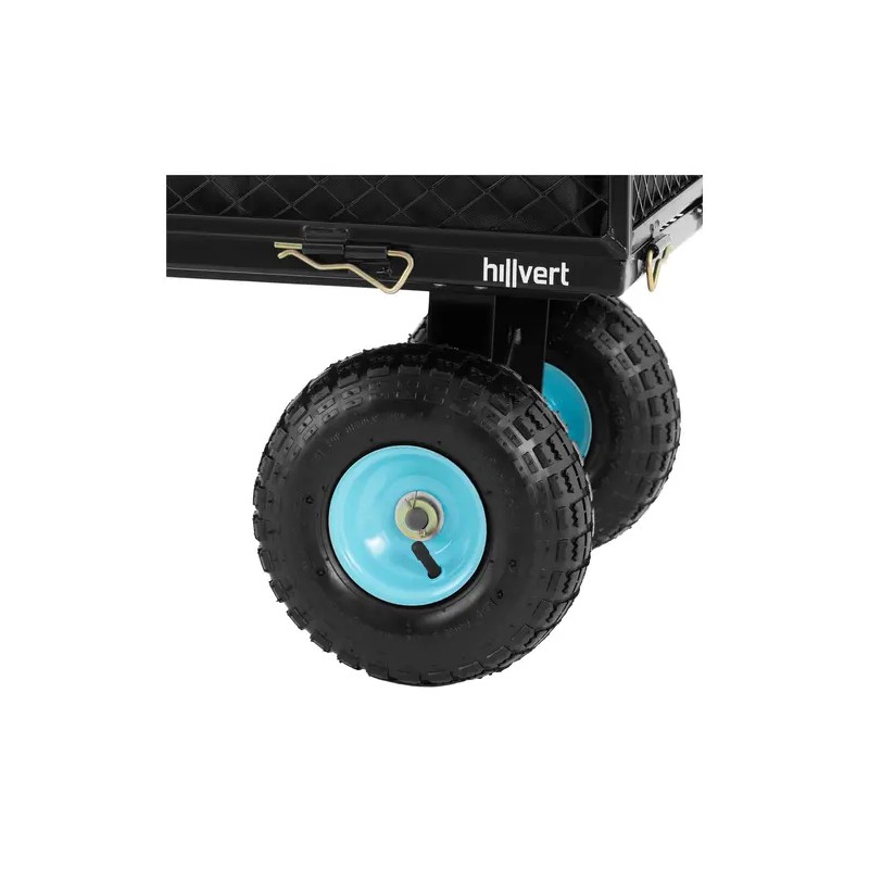 Taitettava kuljetusvaunu HT-TWIN 300, kantavuus 300 kg