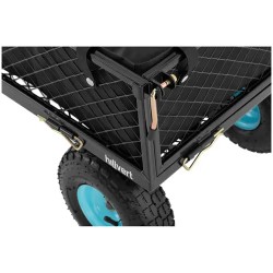Taitettava kuljetusvaunu HT-TWIN 300, kantavuus 300 kg