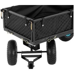 Taitettava kuljetusvaunu HT-TWIN 300, kantavuus 300 kg