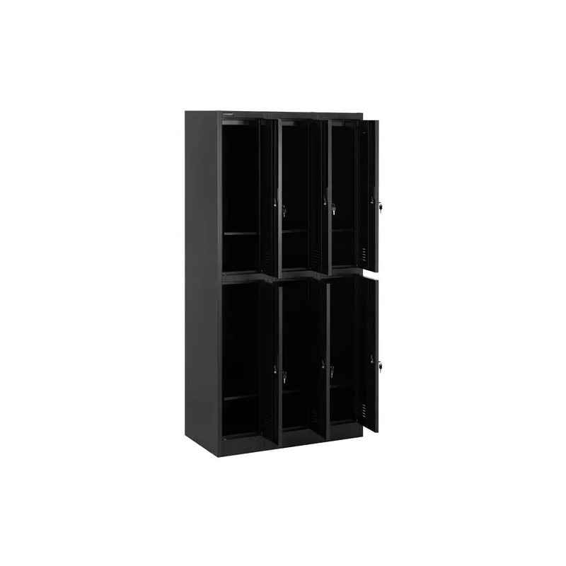 Fromm & Starck Metallikaappi 6 lokeroa lukittava 200 kg