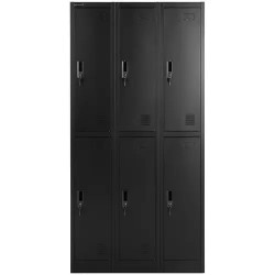 Fromm & Starck Metallikaappi 6 lokeroa lukittava 200 kg
