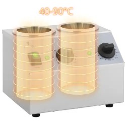 Royal Catering kastikkeenlämmitin 2 x 1 l, 40-90 °C