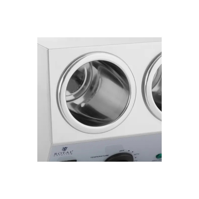 Royal Catering kastikkeenlämmitin 2 x 1 l, 40-90 °C