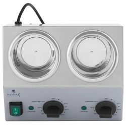 Royal Catering kastikkeenlämmitin 2 x 1 l, 40-90 °C
