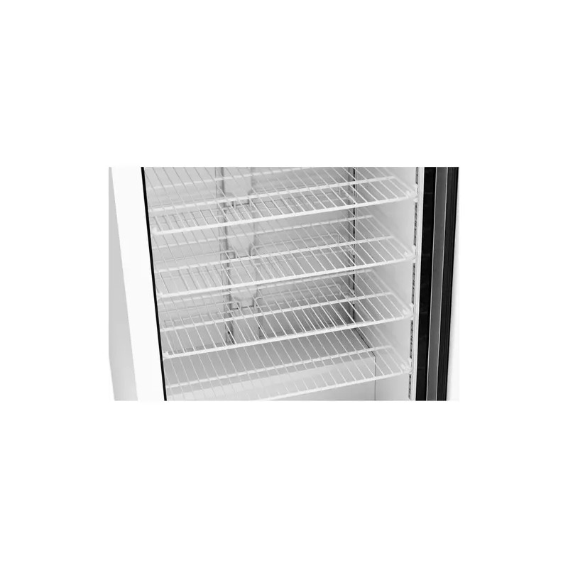 Royal Catering RCLK-F590GB pakastinkaappi 580 l lasiovella hopea