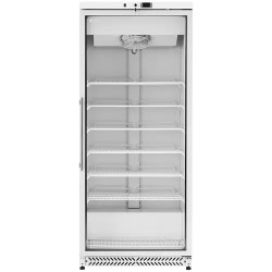 Royal Catering RCLK-F590GB pakastinkaappi 580 l lasiovella hopea