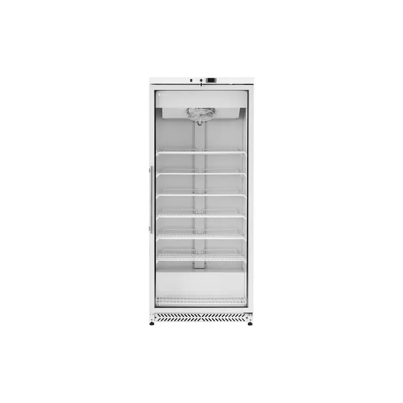Royal Catering RCLK-F590GB pakastinkaappi 580 l lasiovella hopea