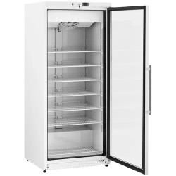 Royal Catering RCLK-F590GB pakastinkaappi 580 l lasiovella hopea