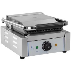 Royal Catering Kontaktgrilli 1800 W, uritetut emailloidut levyt